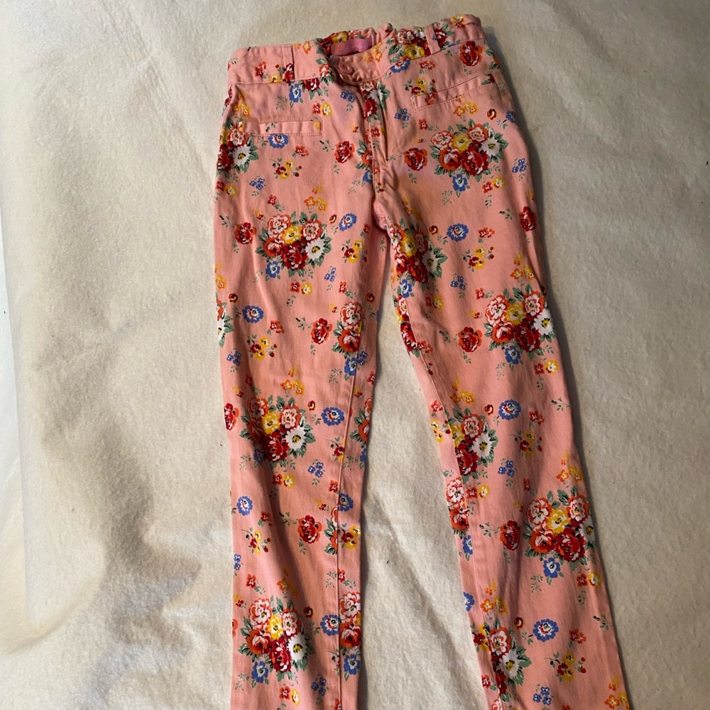 Peppermint Kids Floral Pink Jeans